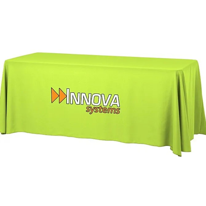 Serged Open-Back Table Throw with Pocket - 6 feet