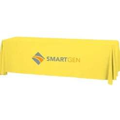 Serged Open-Back Table Throw with Pocket - 8 feet