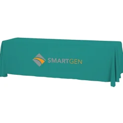 Serged Open-Back Table Throw with Pocket - 8 feet
