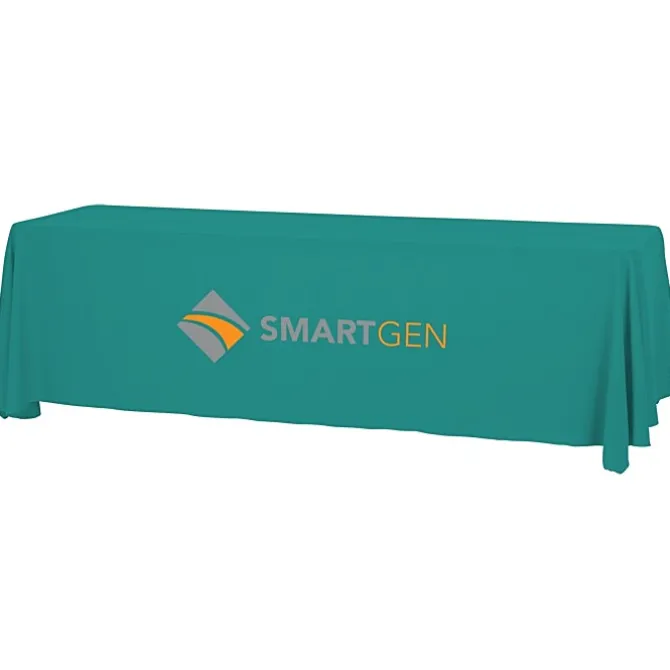 Serged Open-Back Table Throw with Pocket - 8 feet