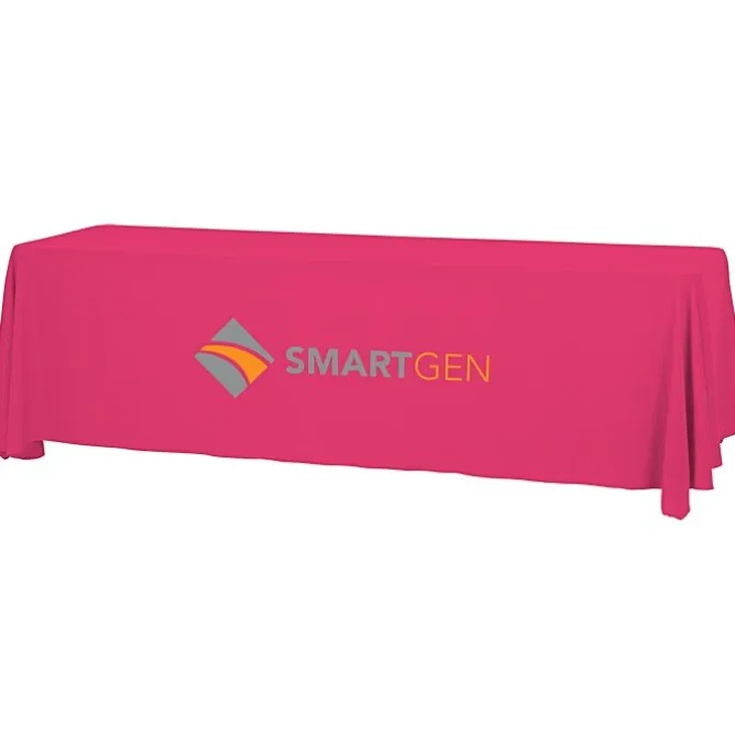 Serged Open-Back Table Throw with Pocket - 8 feet