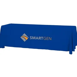 Serged Open-Back Table Throw with Pocket - 8 feet