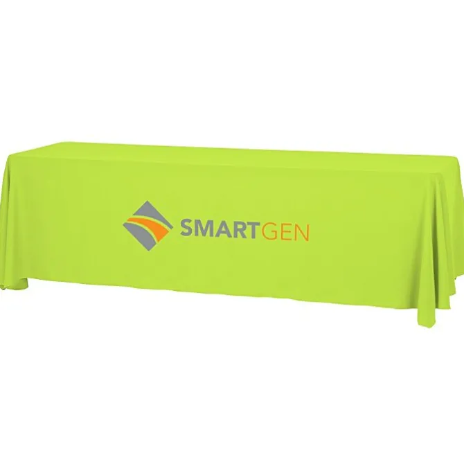 Serged Open-Back Table Throw with Pocket - 8 feet