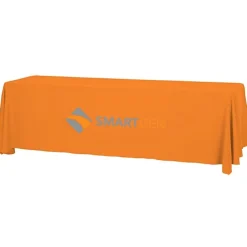 Serged Open-Back Table Throw with Pocket - 8 feet