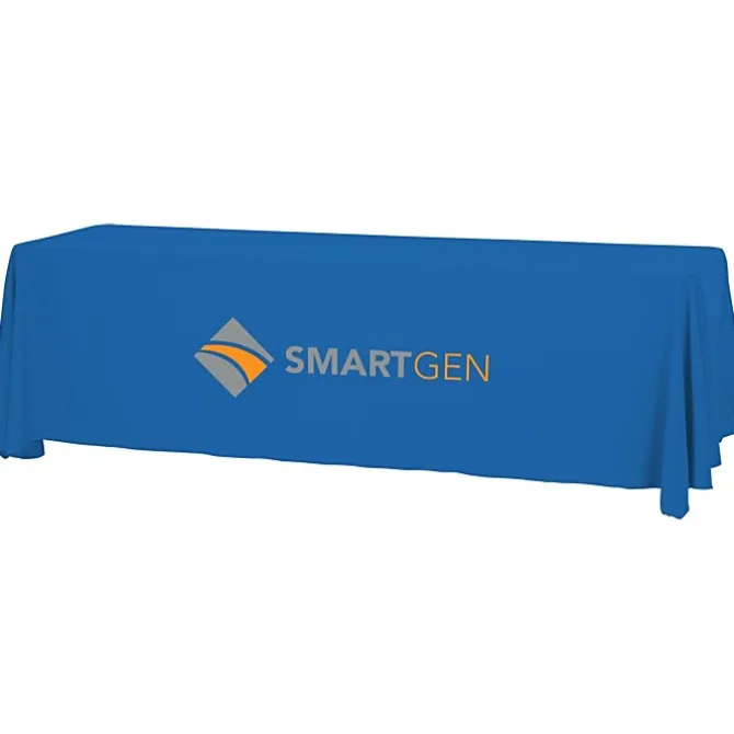 Serged Open-Back Table Throw with Pocket - 8 feet