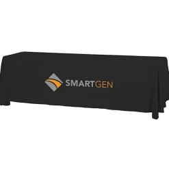 Serged Open-Back Table Throw with Pocket - 8 feet