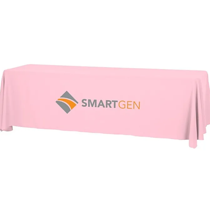 Serged Open-Back Table Throw with Pocket - 8 feet