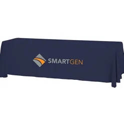 Serged Open-Back Table Throw with Pocket - 8 feet