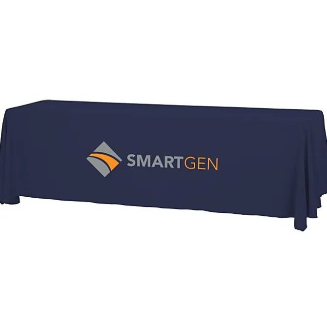 Serged Open-Back Table Throw with Pocket - 8 feet