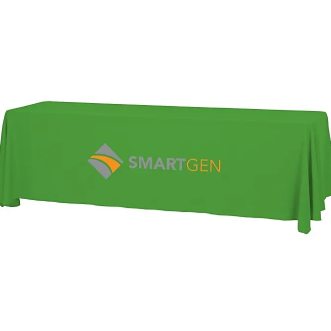 Serged Open-Back Table Throw with Pocket - 8 feet