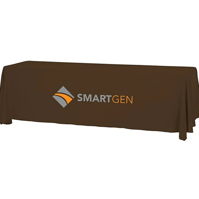 Serged Open-Back Table Throw with Pocket - 8 feet