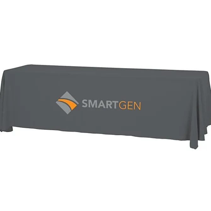 Serged Open-Back Table Throw with Pocket - 8 feet
