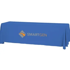 Serged Open-Back Table Throw with Pocket - 8 feet
