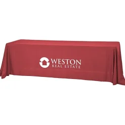 Serged Value Closed-Back Table Throw - 8 feet