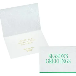 Shimmery Snowflakes Greeting Card