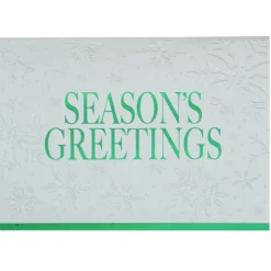 Shimmery Snowflakes Greeting Card