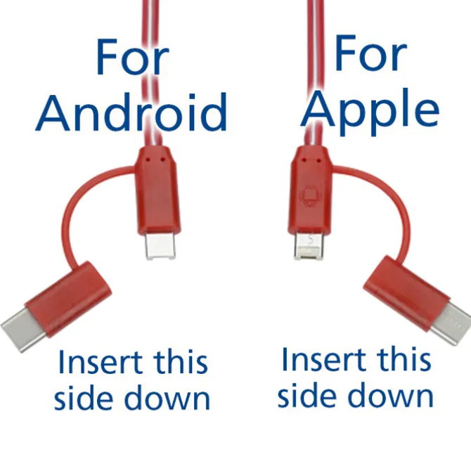 Shine Light-Up Duo Charging Cable