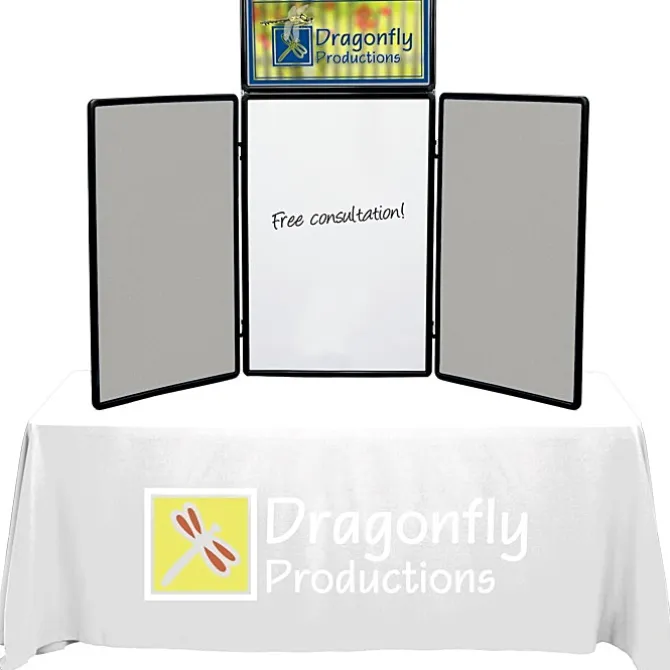 Show N Write Tabletop Display Kit - 6 feet - Header