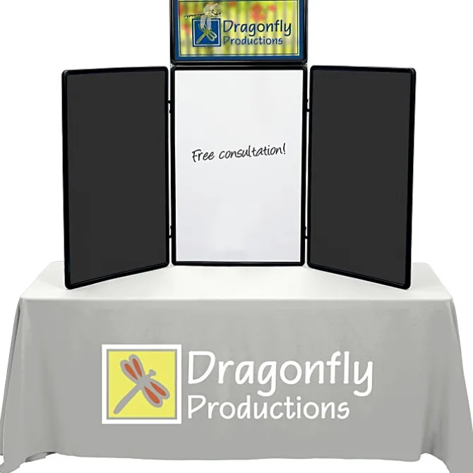 Show N Write Tabletop Display Kit - 6 feet - Header