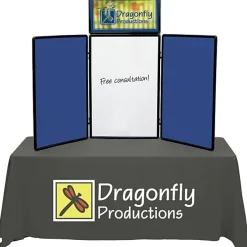Show N Write Tabletop Display Kit - 6 feet - Header