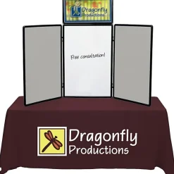 Show N Write Tabletop Display Kit - 6 feet - Header