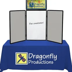 Show N Write Tabletop Display Kit - 6 feet - Header