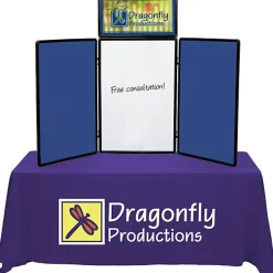 Show N Write Tabletop Display Kit - 6 feet - Header