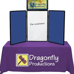 Show N Write Tabletop Display Kit - 6 feet - Header