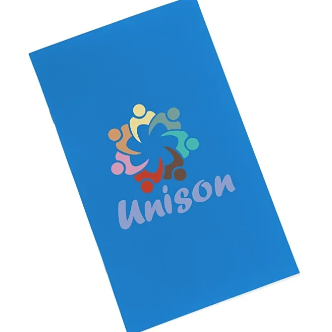 Side Stapled Memo Book - 8 inches x 5 inches - Solid