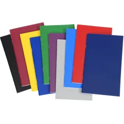 Side Stapled Memo Book - 8 inches x 5 inches - Solid