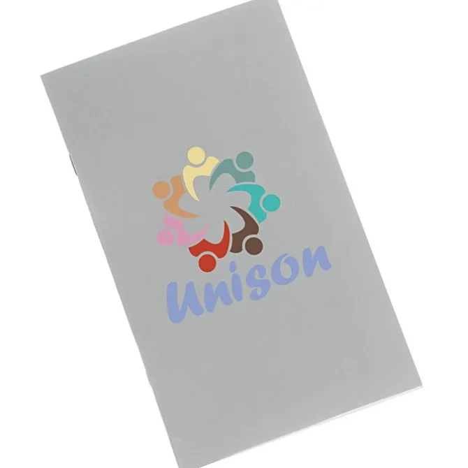 Side Stapled Memo Book - 8 inches x 5 inches - Solid