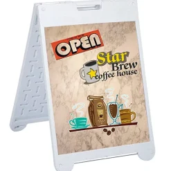 Sidewalk Messenger Sign - Two Sided