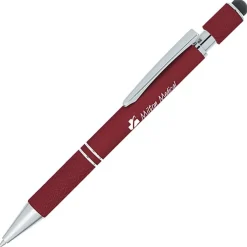 Siena Soft Touch Stylus Metal Spinner Pen