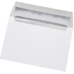 Silver Snowflakes in Snow Greeting Card