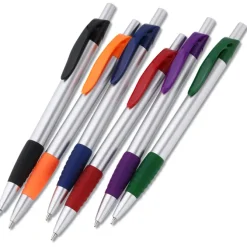 Simplistic Grip Pen - Silver