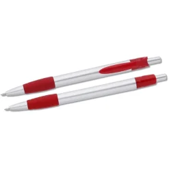 Simplistic Grip Pen - Silver - 24 hr