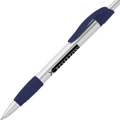 Simplistic Grip Pen - Silver - 24 hr