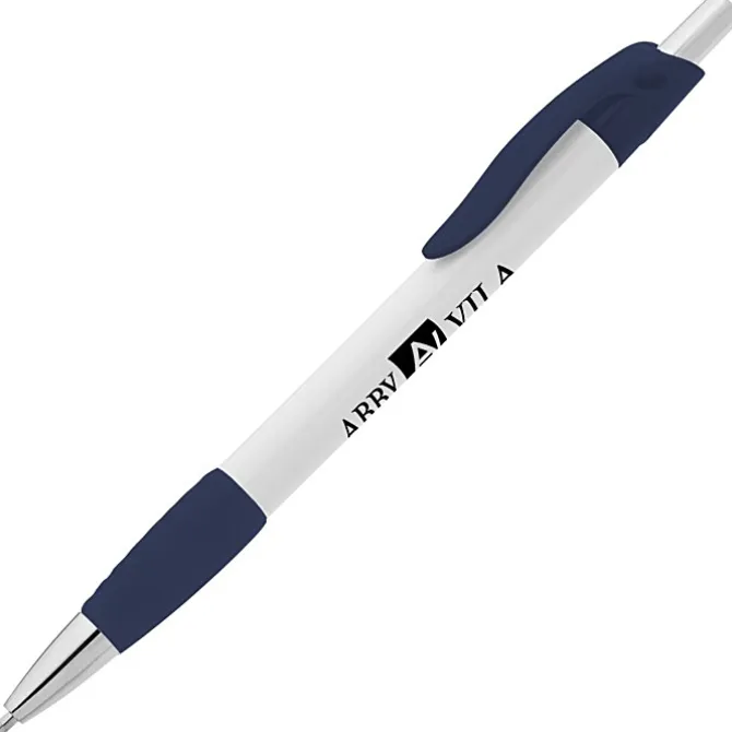Simplistic Grip Pen - White - 24 hr