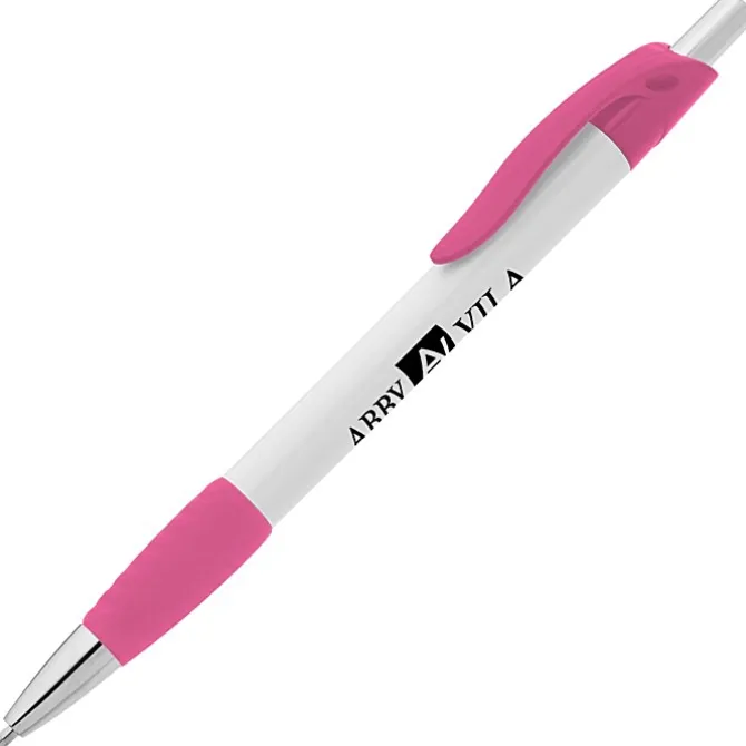 Simplistic Grip Pen - White - 24 hr