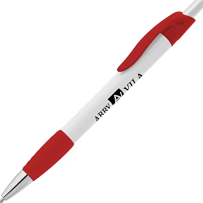 Simplistic Grip Pen - White - 24 hr
