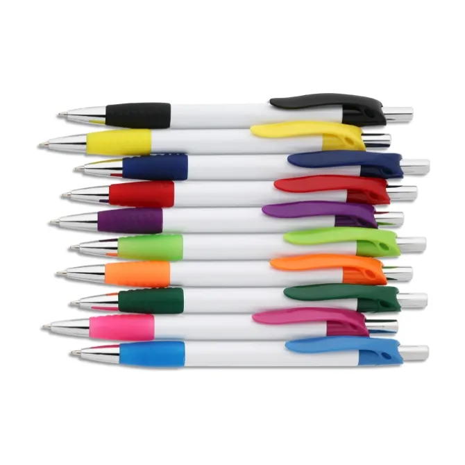 Simplistic Grip Pen - White - 24 hr