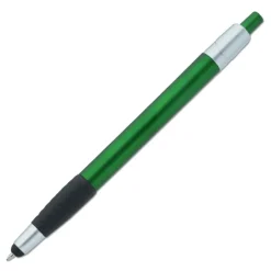 Simplistic Stylus Grip Pen - Metallic - Silver