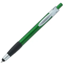 Simplistic Stylus Grip Pen - Metallic - Silver