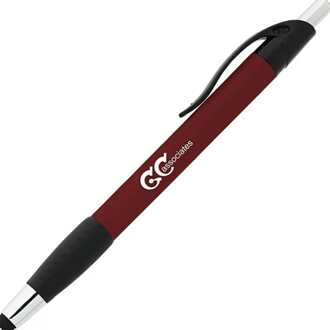 Simplistic Stylus Grip Pen - Metallic