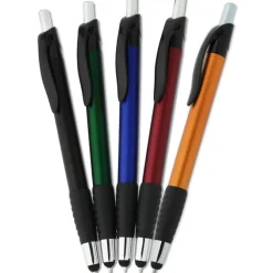 Simplistic Stylus Grip Pen - Metallic - 24 hr