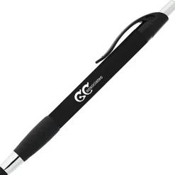 Simplistic Stylus Grip Pen - Metallic - 24 hr