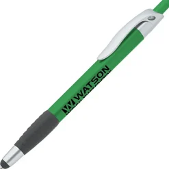 Simplistic Stylus Grip Pen - Metallic - Silver - 24 hr