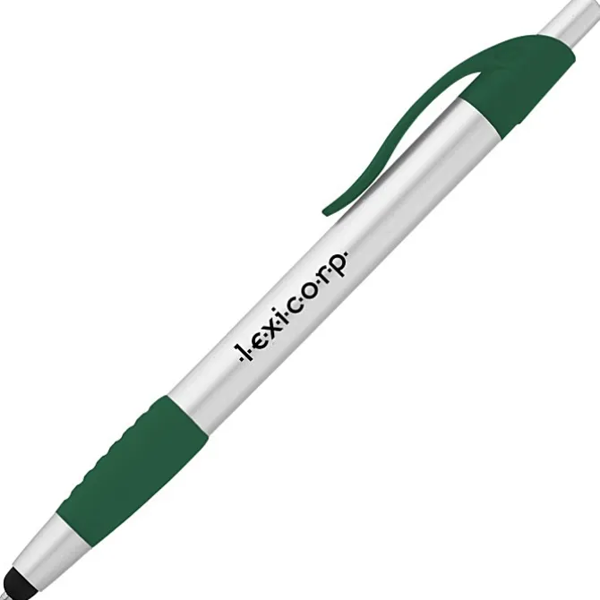 Simplistic Stylus Grip Pen - Silver