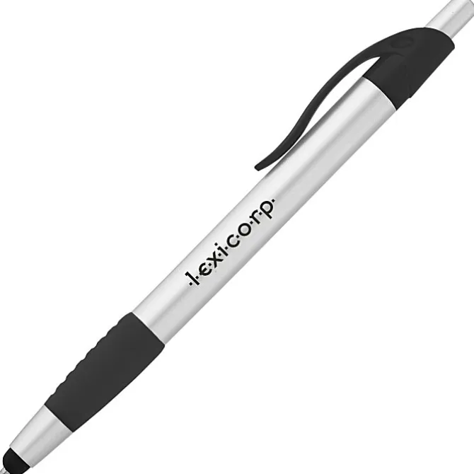 Simplistic Stylus Grip Pen - Silver