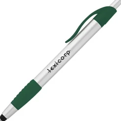 Simplistic Stylus Grip Pen - Silver - 24 hr